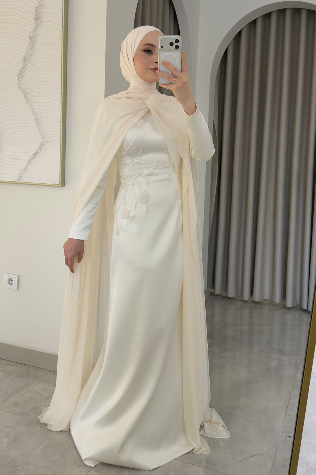 Şeyda Ateştepe Özel Tasarım Nişan Elbisesi (Özel Dikim)