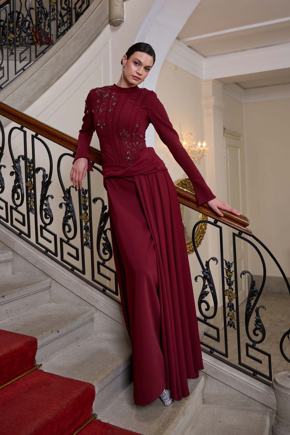 ADELE MODEL BORDO (KİRALIK)