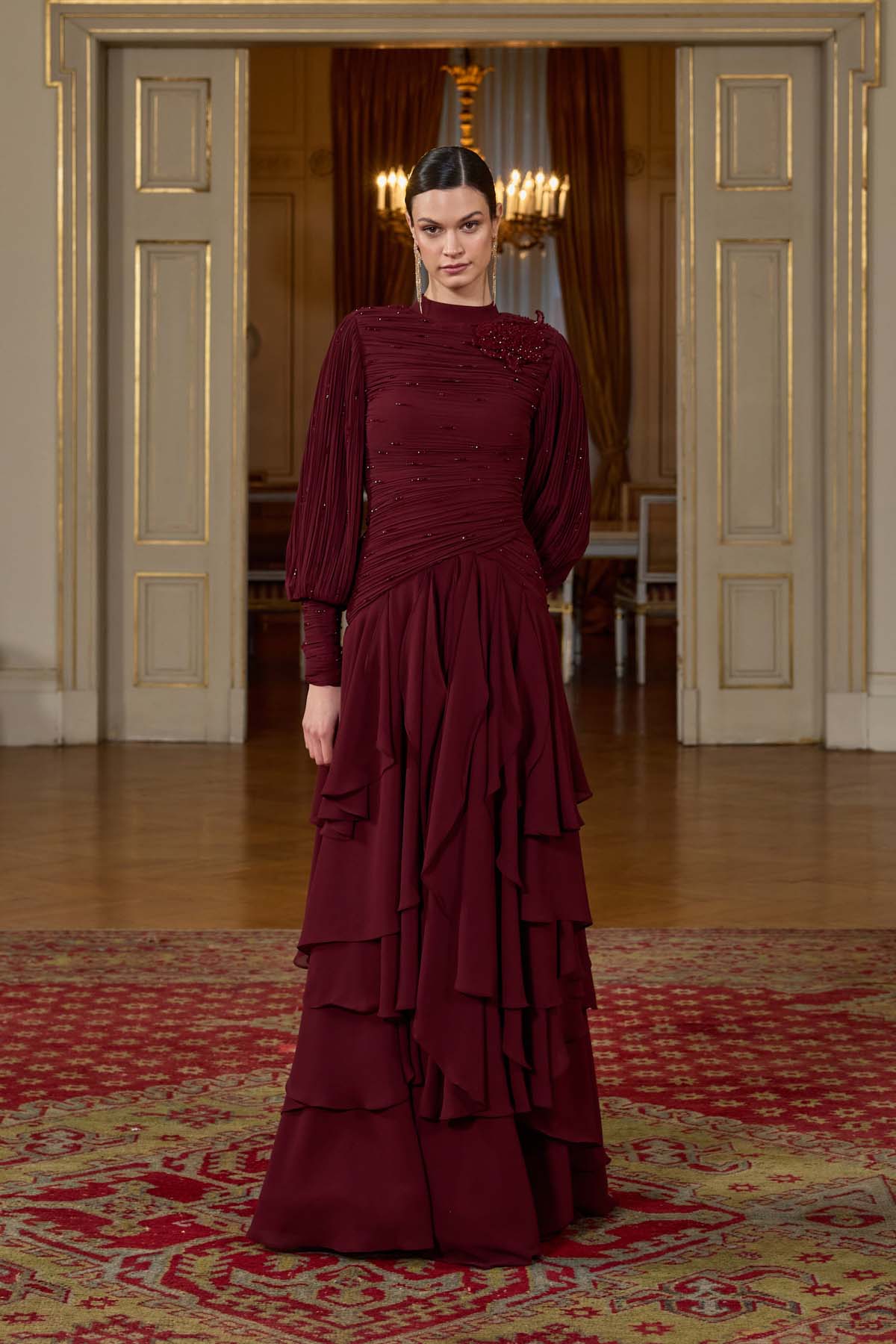 GİSELLE MODEL BORDO (KİRALIK)